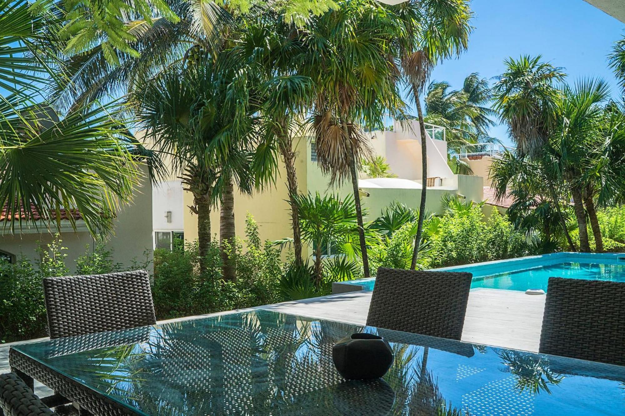 3Br Casa Matuk I Steps From Spectacular Beach I Private Pool Плайя-дель-Кармен Екстер'єр фото